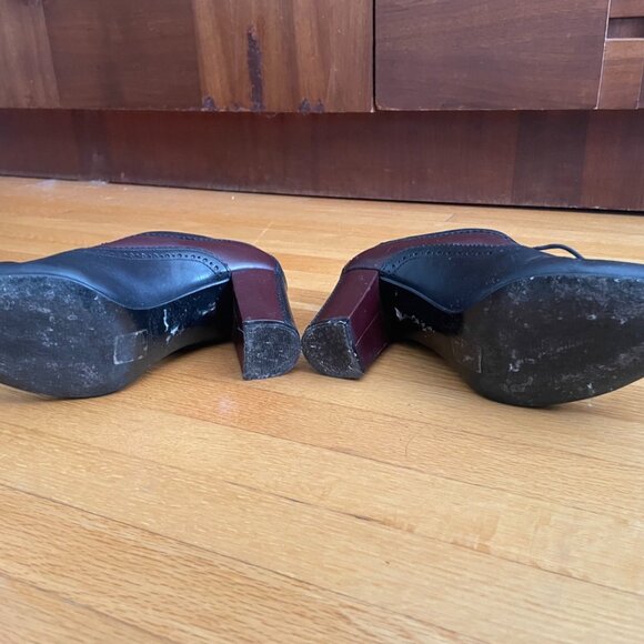 Derbies Black and burgundy - Picture 5 of 7